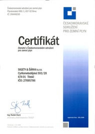certifikát členství v ČMSZP